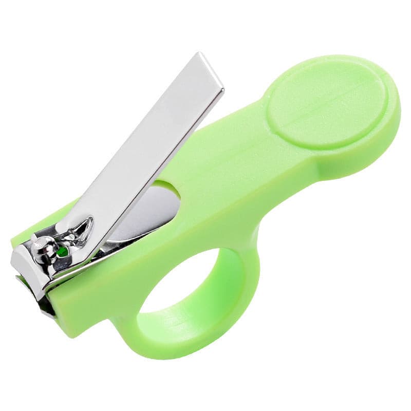 Baby Safety Nail Clipper With Thumb Sleeve | baby feeding | 
 Product information:
 
 Color classification: green, blue, pink, yellow, Lake Green, random mixed 